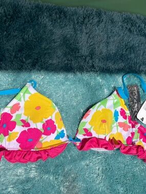 Y2K COLORBLOCK RAMPAGE BRA SIZE 32 B NEW WITH TAGS